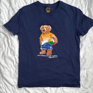Polo by Ralph Lauren Blue Short Sleeve Bear Tee